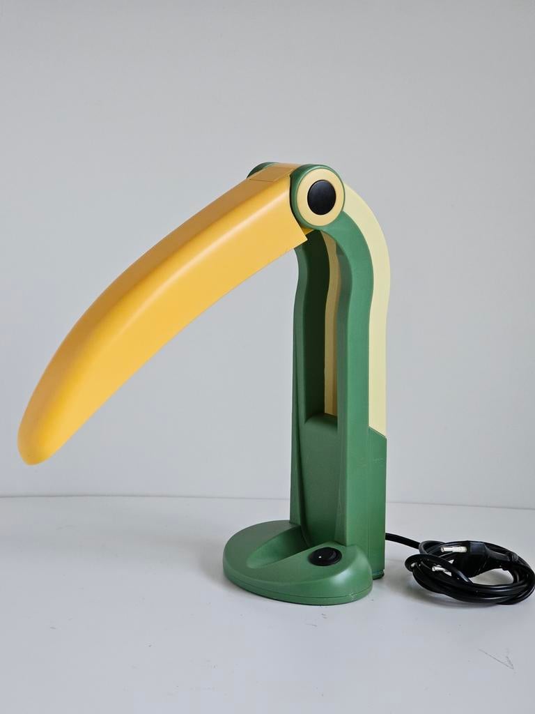 T.H. Huang by Huanglite - Toucan lamp - Vintage Design class, Antiek en Kunst, Curiosa en Brocante, Ophalen of Verzenden