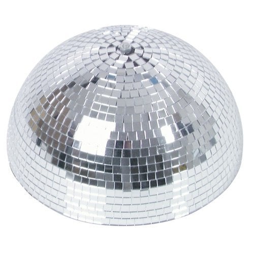 Eurolite Half Mirror Ball 50 cm - Halve Spiegelbol met Motor, Geluidgestuurd, ., Discobol, Nieuw