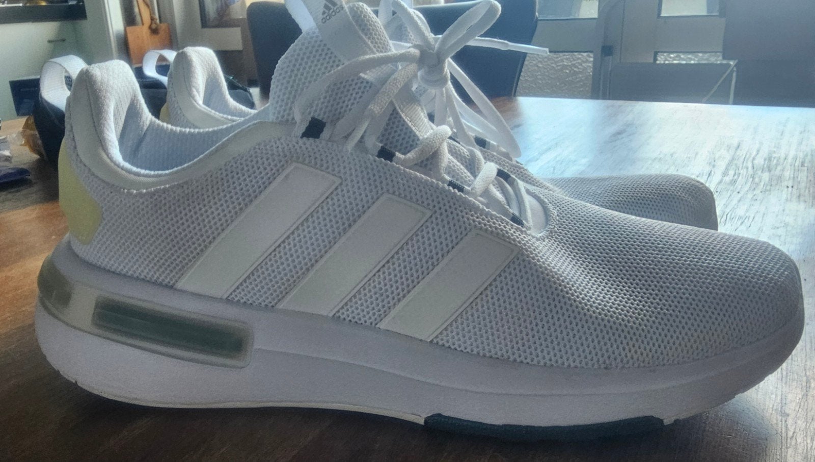 adidas Racer TR23 sneakers Cloud White / Grey Si 44.5, Ophalen, Zo goed als nieuw, Schoenen