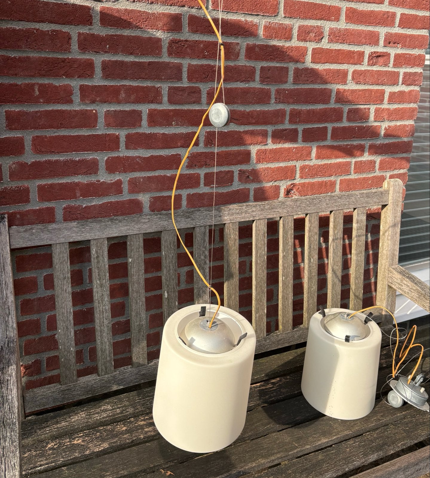2x Tobias Grau Falling hanglampen, Ophalen of Verzenden, Gebruikt, Kunststof, Overige fittingen