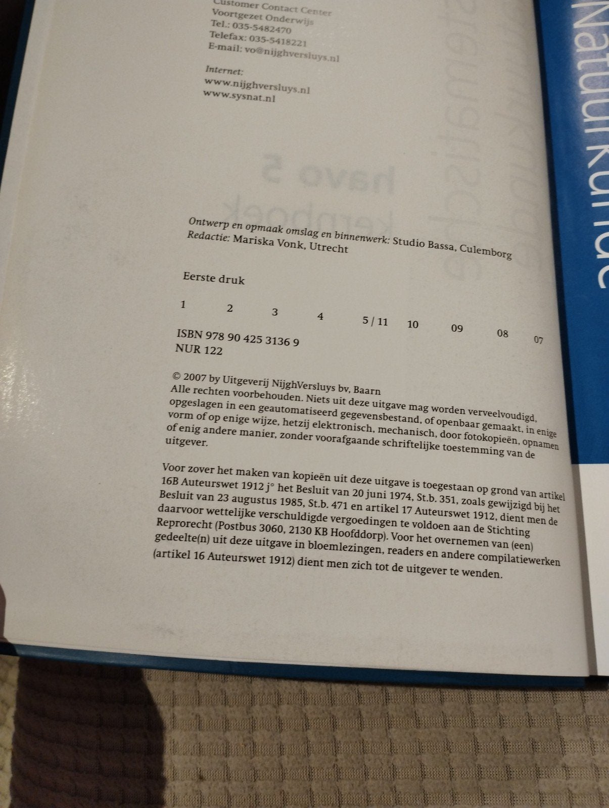 Systematische Natuurkunde HAVO 5 Kernboek + Werkboek, Gelezen, Natuurkunde, HAVO, Ophalen of Verzenden