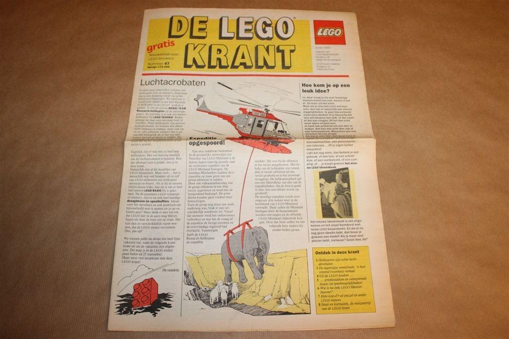 De Lego Krant - Nr. 47 - 1990, Ophalen of Verzenden, Zo goed als nieuw