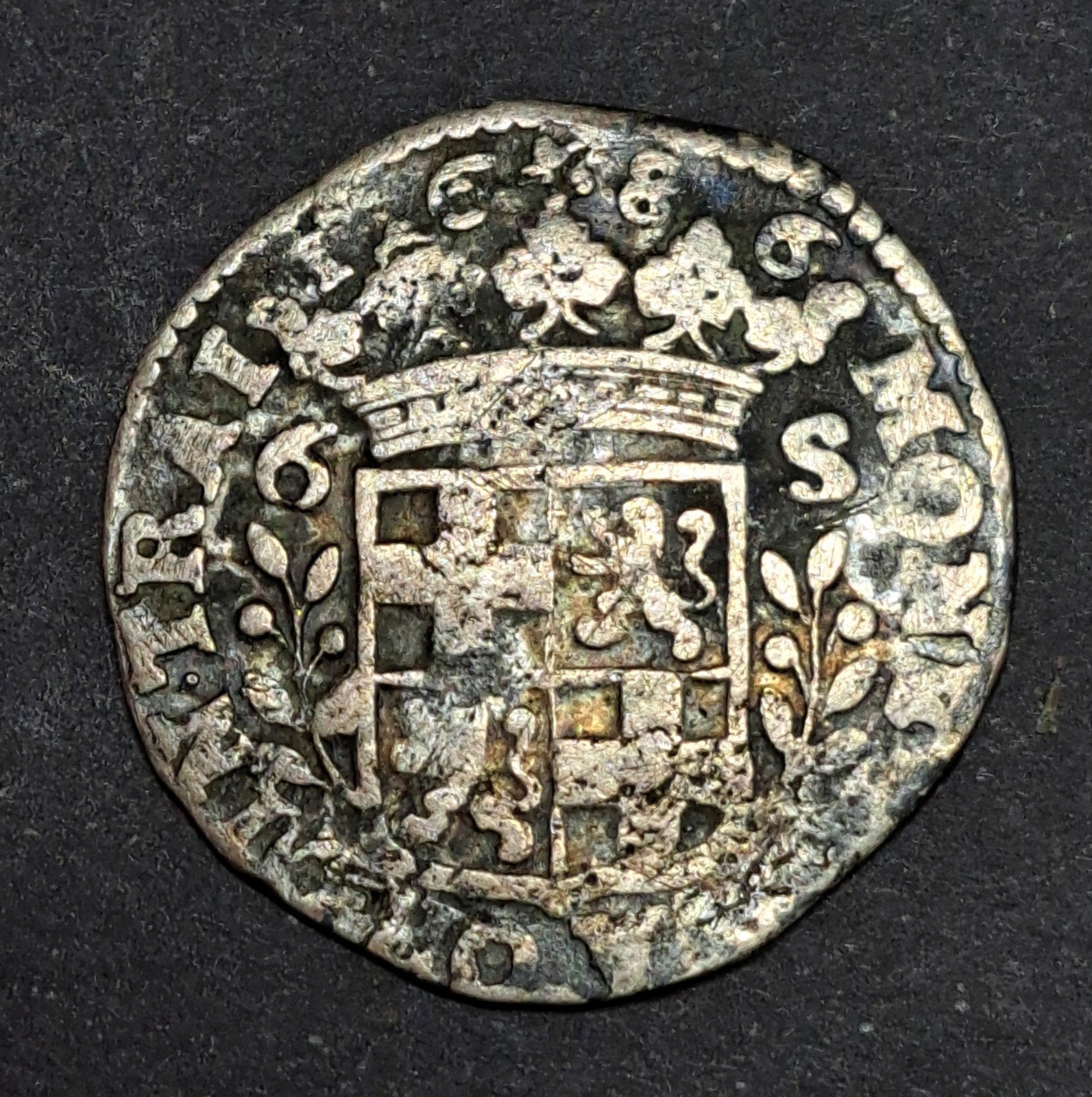 Utrecht rijderschelling 1686, Postzegels en Munten, Vóór koninkrijk, Verzenden, Zilver, Overige waardes