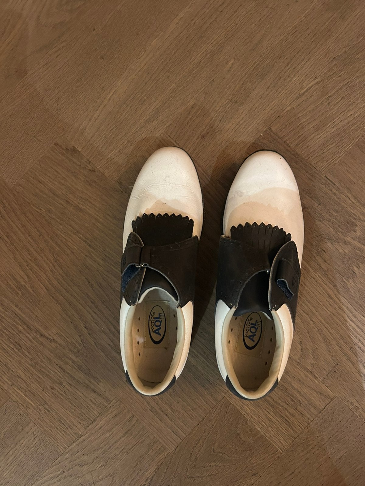 FootJoy AOL golfschoenen maat 38 wit/zwart met spikes, Kleding | Dames, Ophalen of Verzenden, Zo goed als nieuw, Wit, Sneakers of Gympen