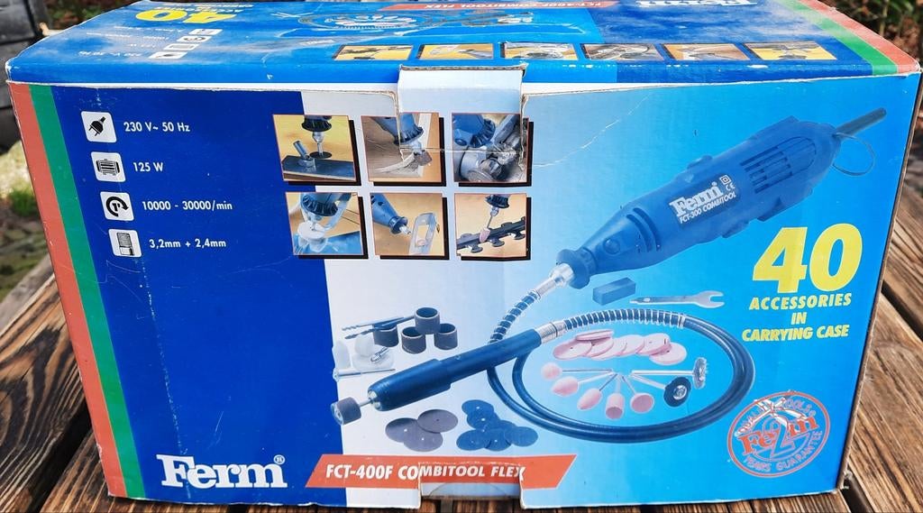 Ferm combitool flex FCT-400F, regelbaar toerental., Ophalen of Verzenden, Gebruikt