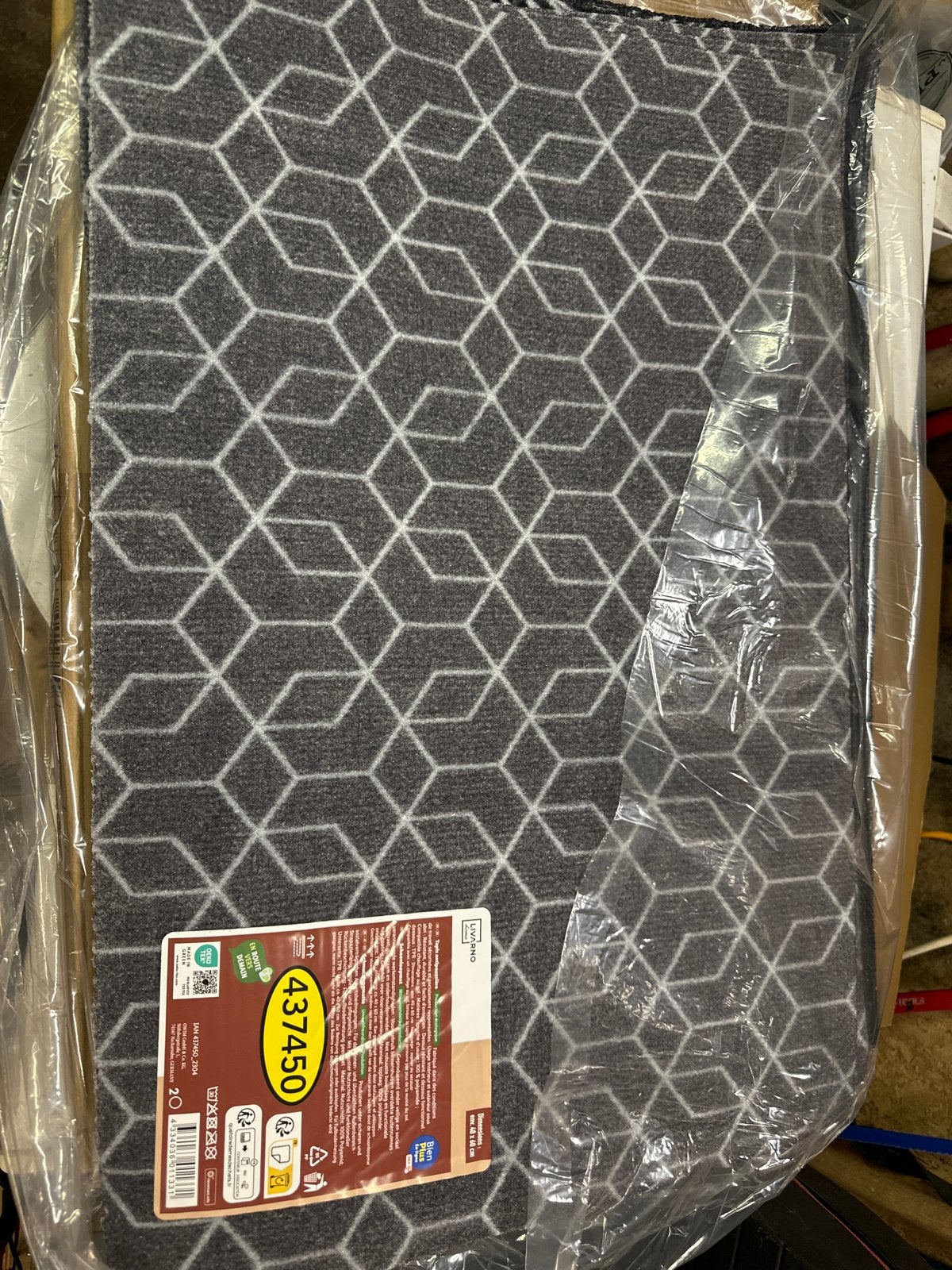 2x Livarno Deurmat Antislip 40x60 cm - Diverse Designs Nieuw, Tuin en Terras, Deurmatten, Binnen, Nylon, Ophalen of Verzenden
