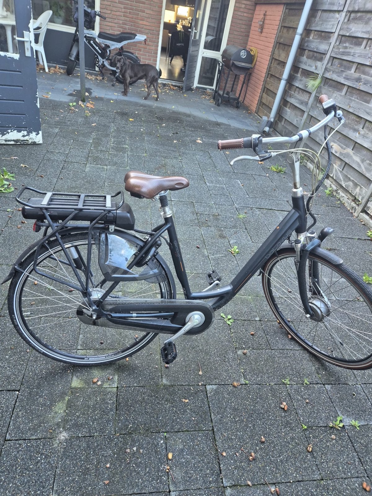 Batavus Genova E-go E-bike - Zwart, 2018, 1502 km, 51 tot 55 cm, Ophalen, Gebruikt, Batavus