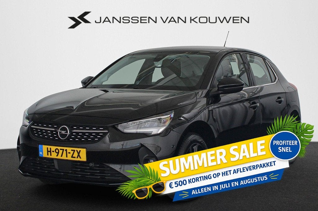 Opel Corsa 1.2T 100PK Elegance Achteruitrijcamera Panoramada