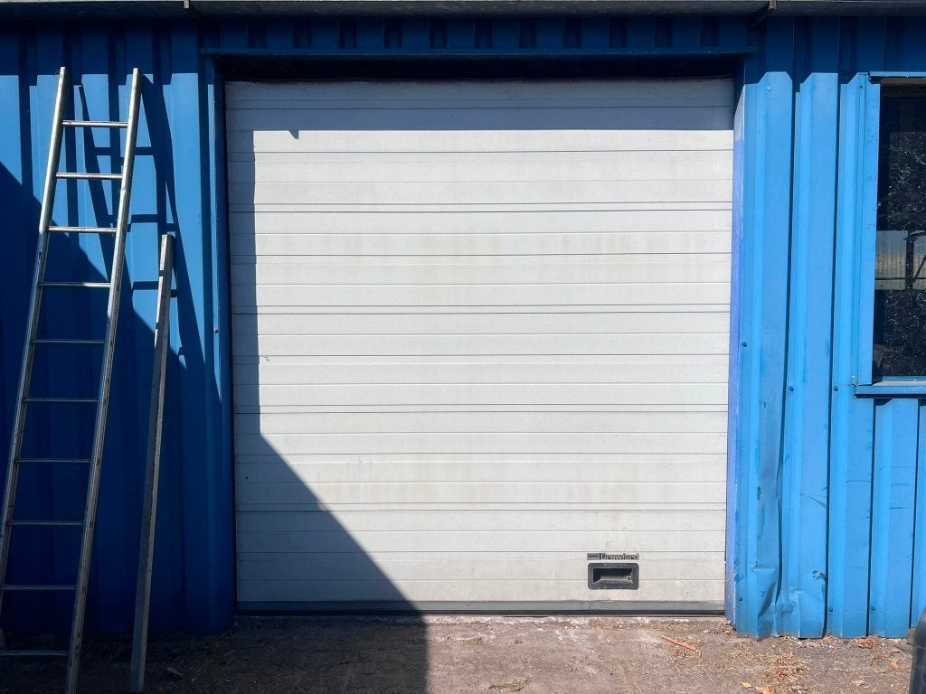 Crawford 245 x 255 deuren overhead deuren gebruikt, Doe-het-zelf en Verbouw, Deuren en Horren, Ophalen, Gebruikt, Binnendeur, 120 cm of meer