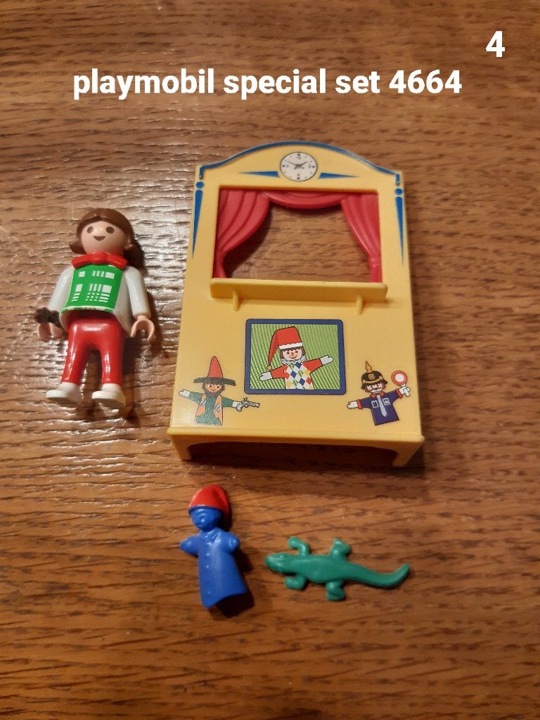 Playmobil special 4664 poppenkast, Complete set, Ophalen of Verzenden, Zo goed als nieuw, Figuren