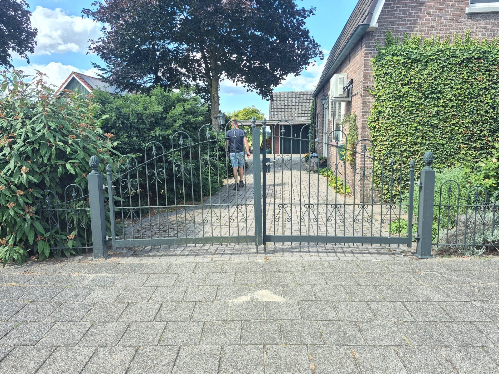 Sierhekwerk, Tuin en Terras, Tuinhekken en Hekwerk, Ophalen, Met poort, Gebruikt, Sierhekwerk