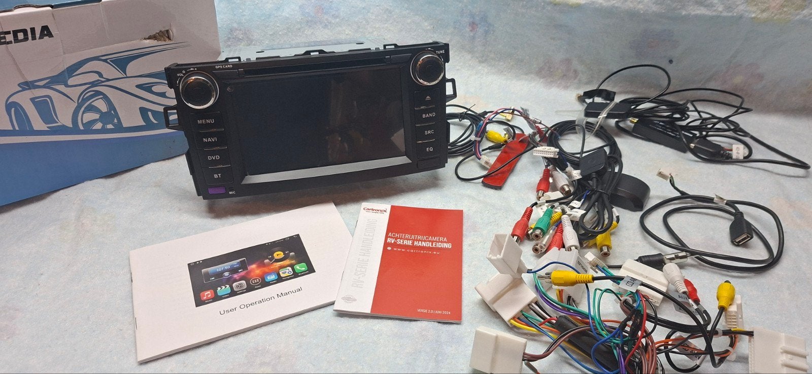 Android autoradio toyota auris, Ophalen