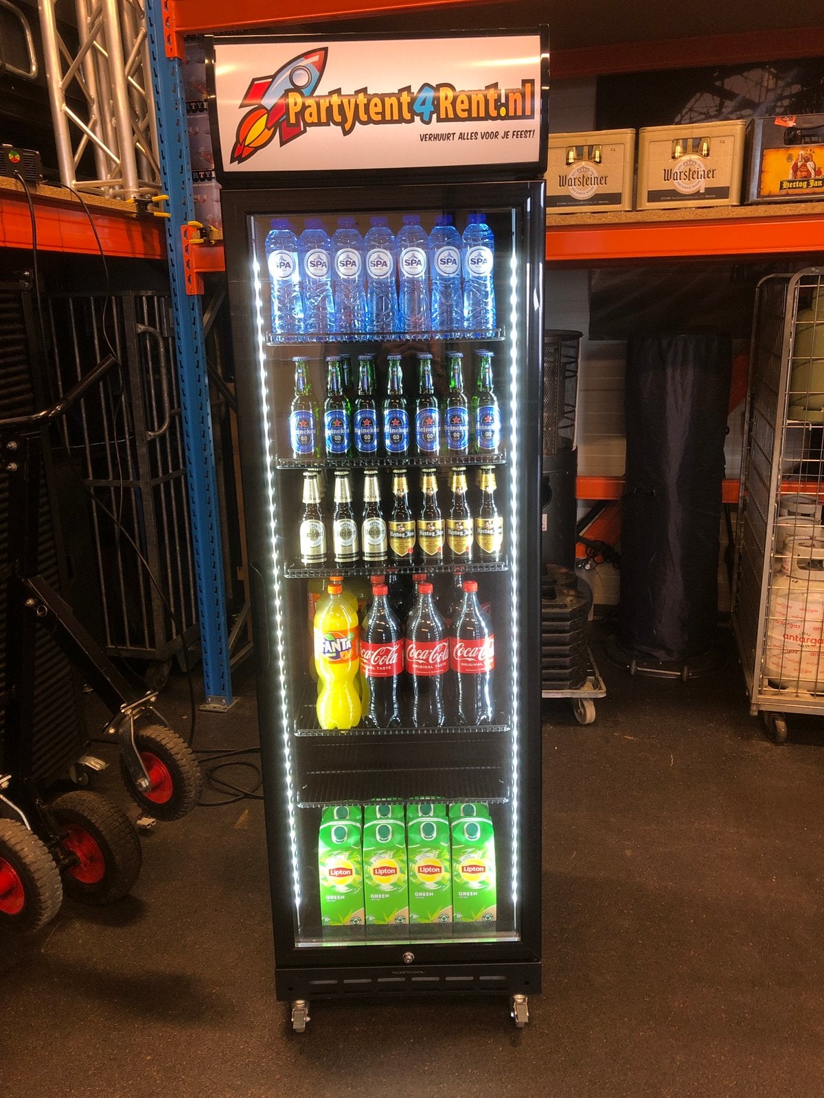 3x Professionele horeca glasdeur koelkast, Ophalen, Zo goed als nieuw