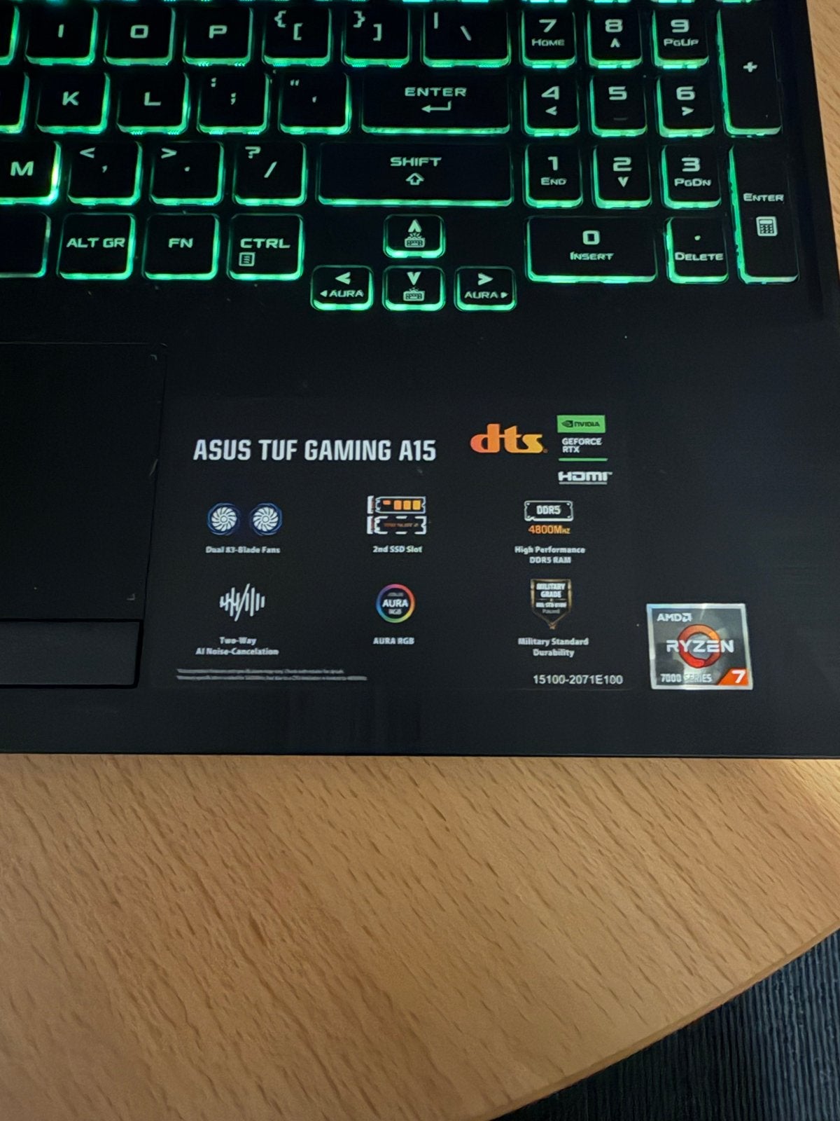 Foto 3 van ASUS TUF Gaming A15 - Krachtige Gaming Laptop
