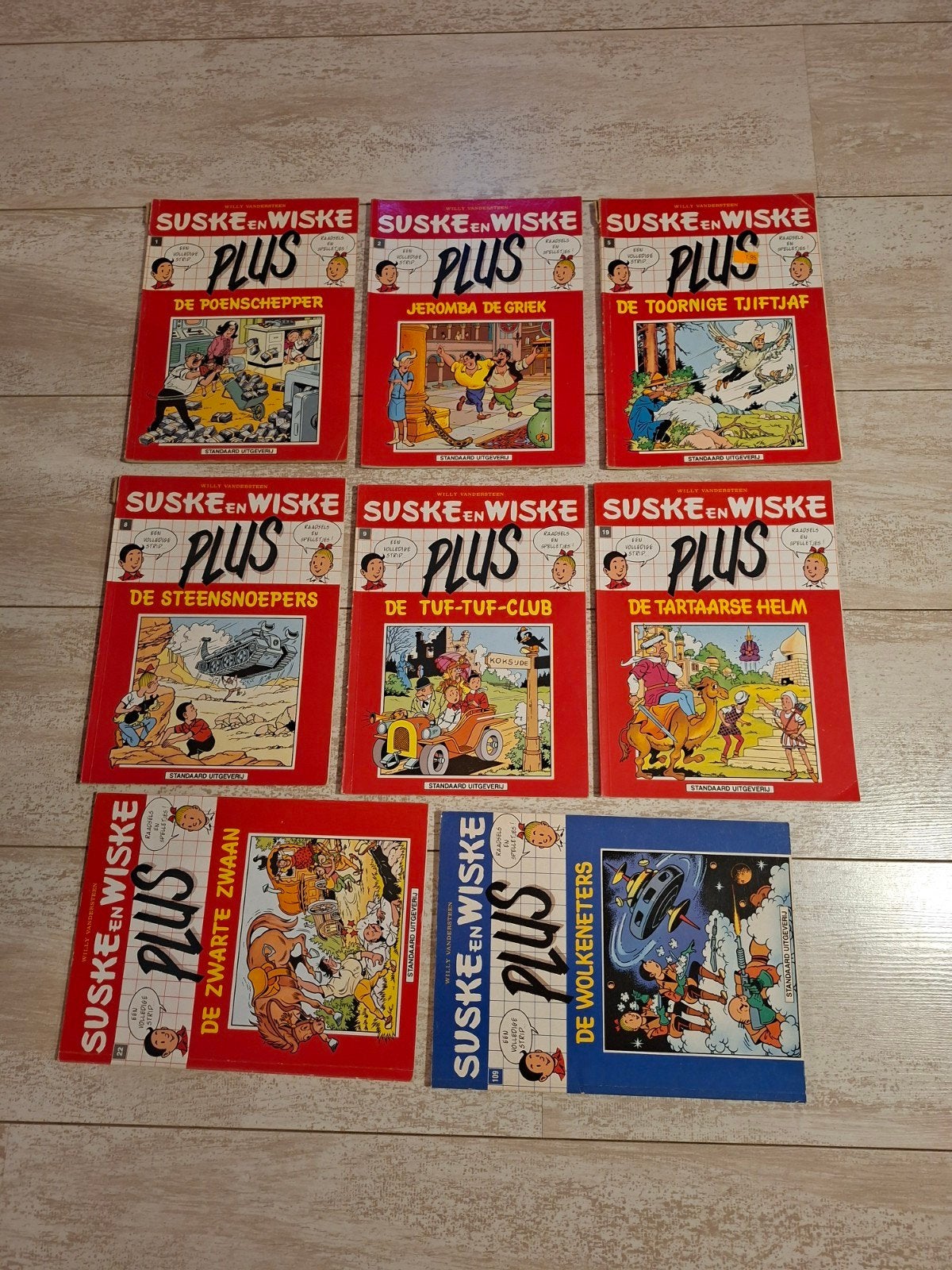 Suske en Wiske Plus Reeks 8st, Complete serie of reeks, Ophalen of Verzenden, Gelezen, Willy Vandersteen