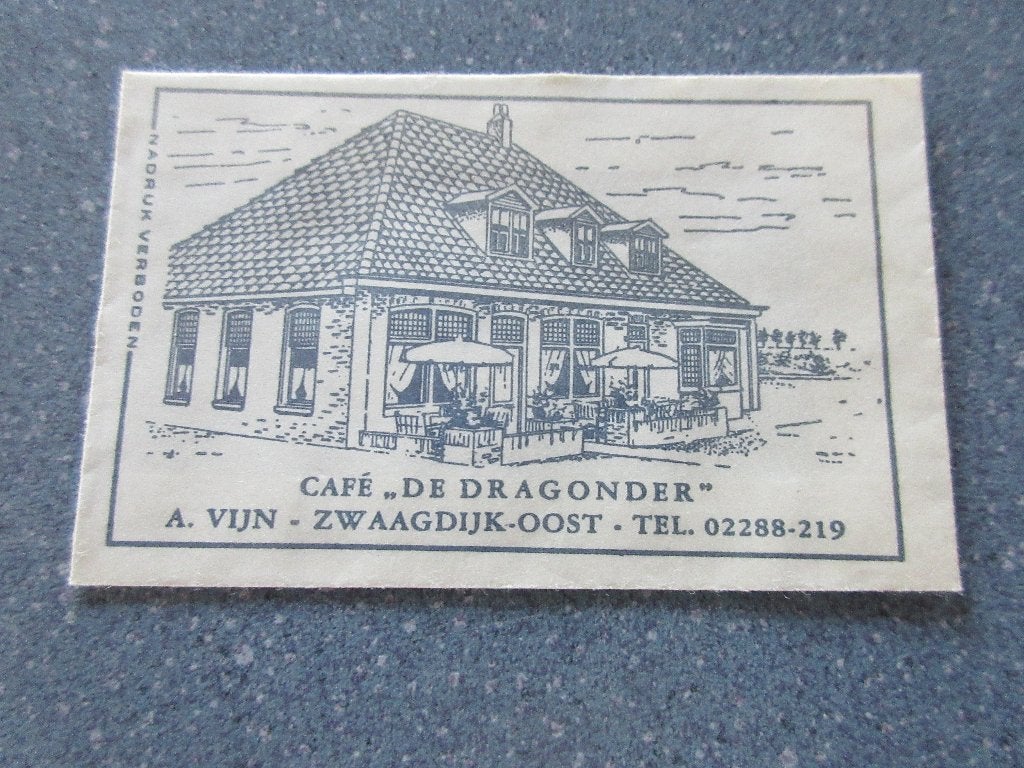 Zwaagdijk-Oost, café De Dragonder, Verzenden, Nederland