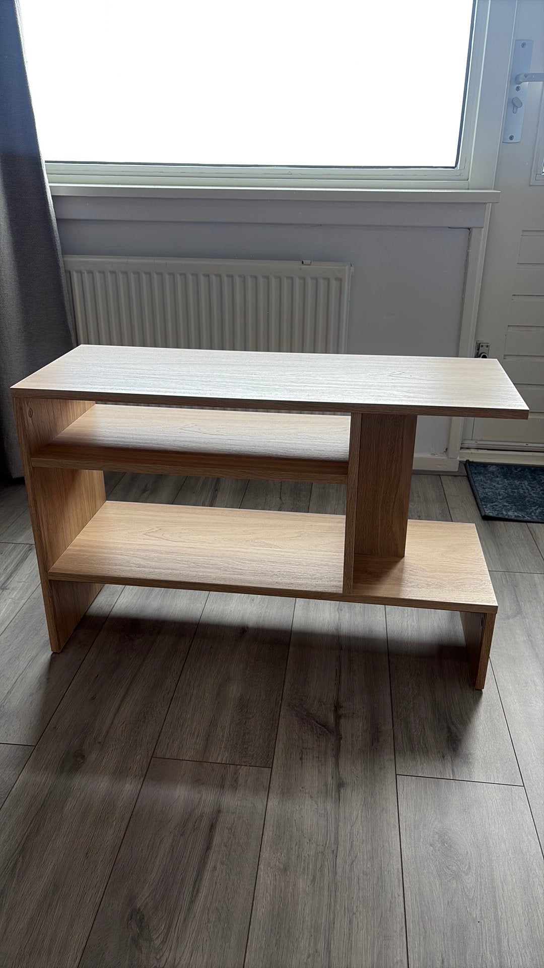 Ikea HOLMERUD Tafeltje, eikenpatroon, 80x31 cm, Ophalen, 50 tot 100 cm, Zo goed als nieuw, Minder dan 100 cm