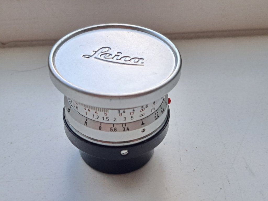 Leica lens LEITZ WETZLAR 1:3,4/21 mm ultra groothoek, Gebruikt, 21 mm, Leica, Leica M-mount