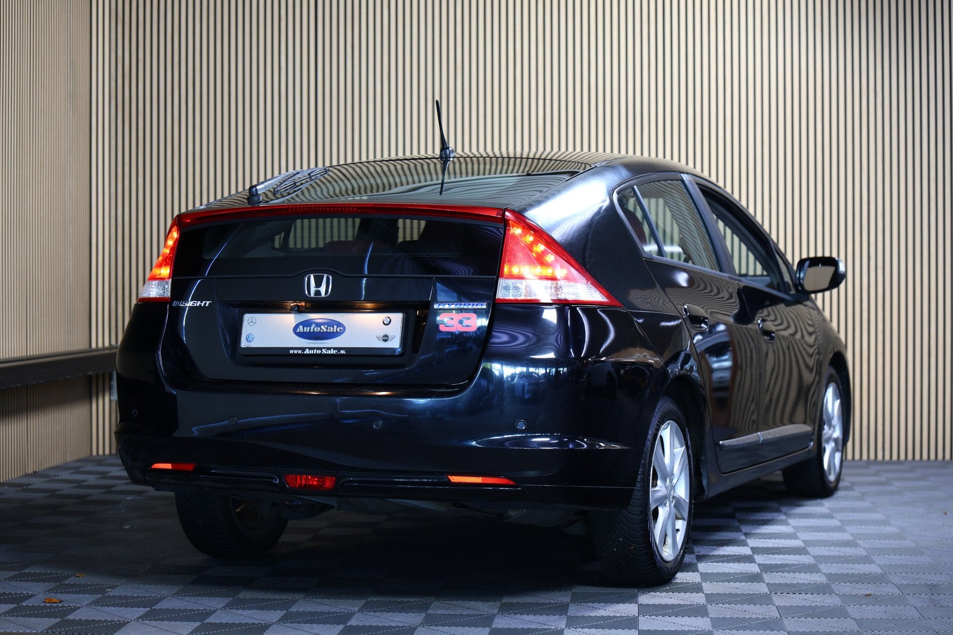 Honda Insight 1.3 Elegance AUTOMAAT CLIMA CRUISE ECON STOELV, Gebruikt, Zwart, 4 cilinders, Zwart