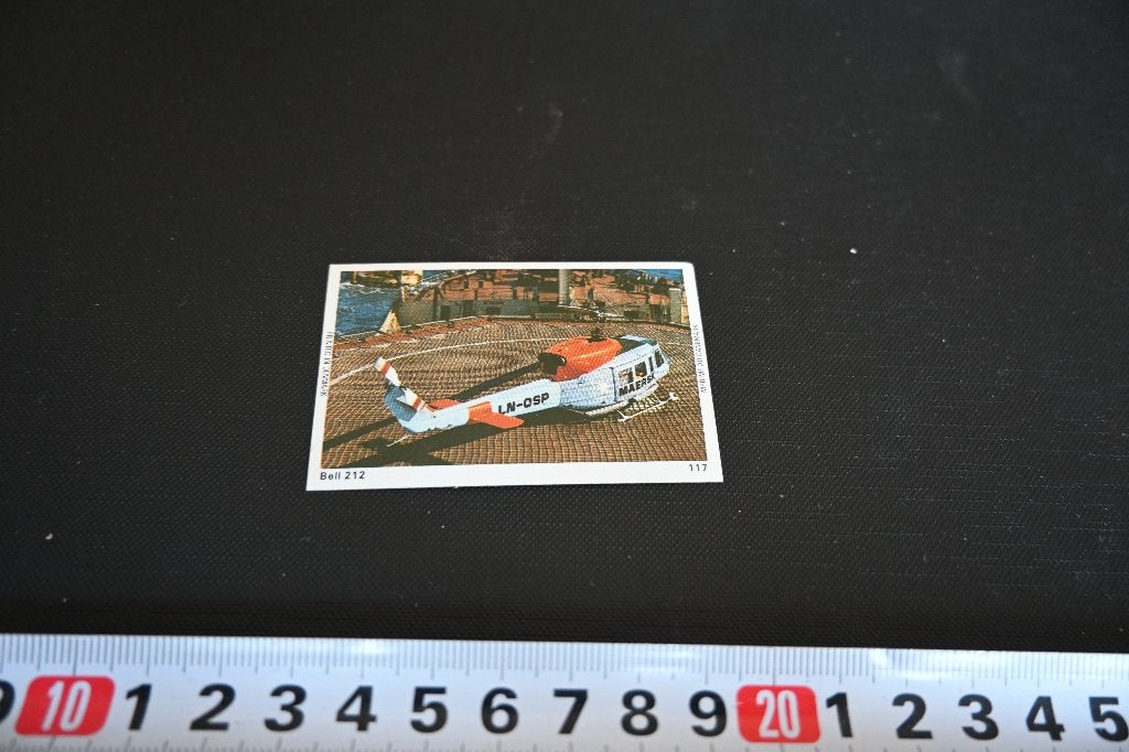 sticker helicopter maersk #117 bell 212, Verzamelen, Ophalen of Verzenden, Zo goed als nieuw