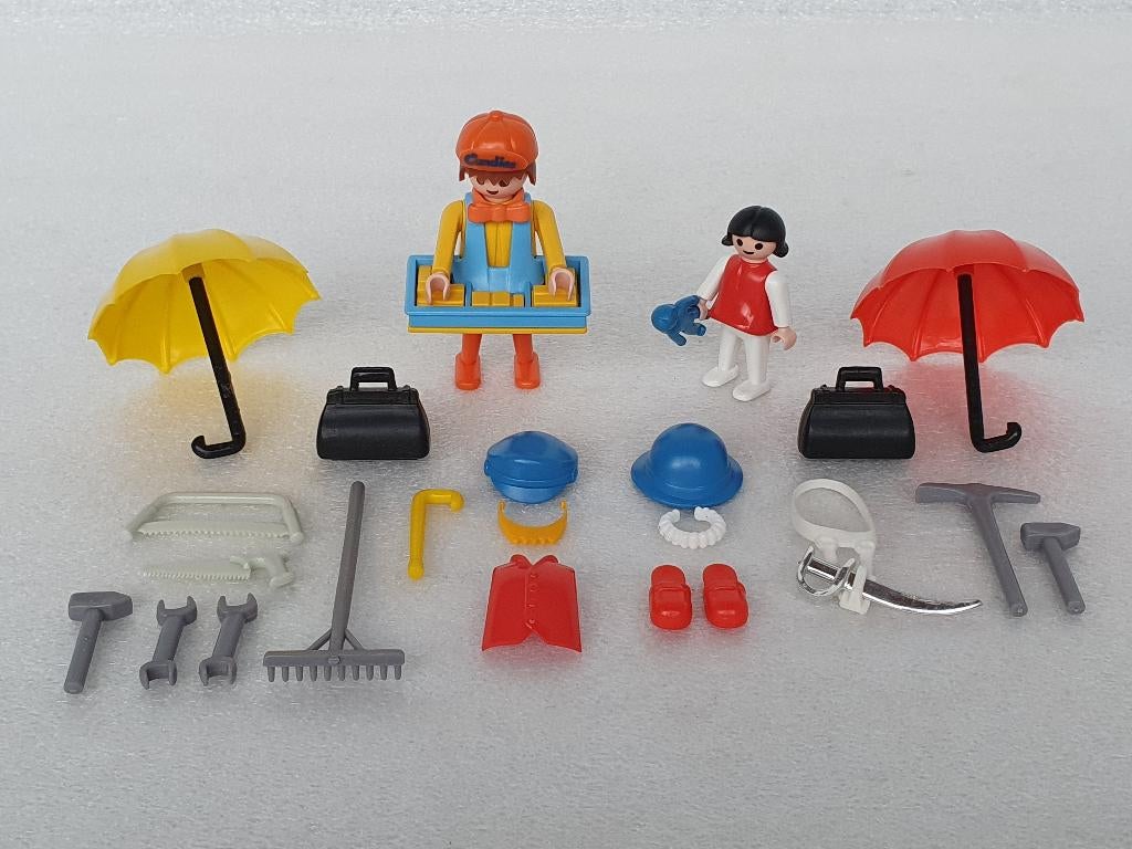 Lot Playmobil met set 3307 en extra attributen, Ophalen of Verzenden, Gebruikt, Los playmobil