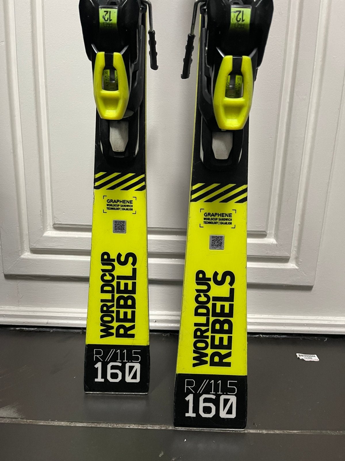 160cm HEAD I SL WORLDCUP REBELS  R11.5 kleine bochten 900€, Sport en Fitness, 160 tot 180 cm, Ophalen of Verzenden, Zo goed als nieuw