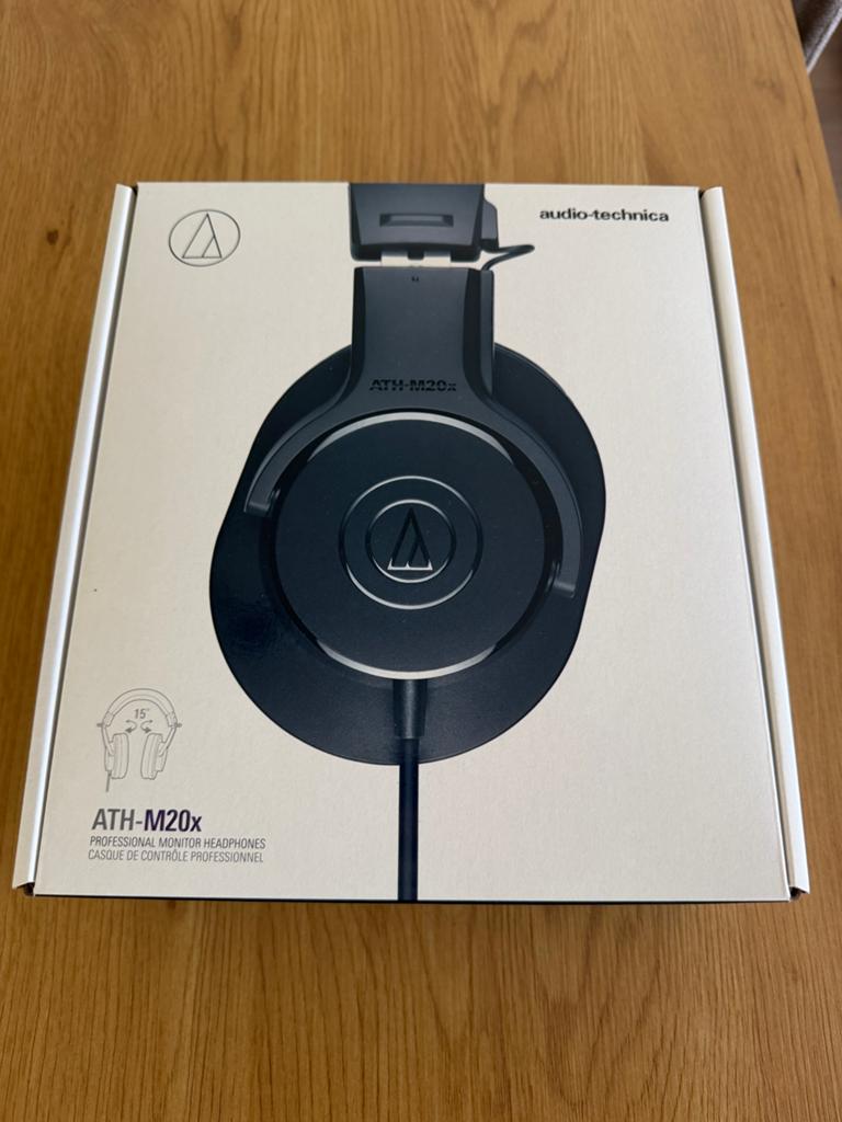 Audio-Technica ATH-M20x Studio Hoofdtelefoon, Ophalen of Verzenden, Nieuw, Over oor (circumaural), Overige merken