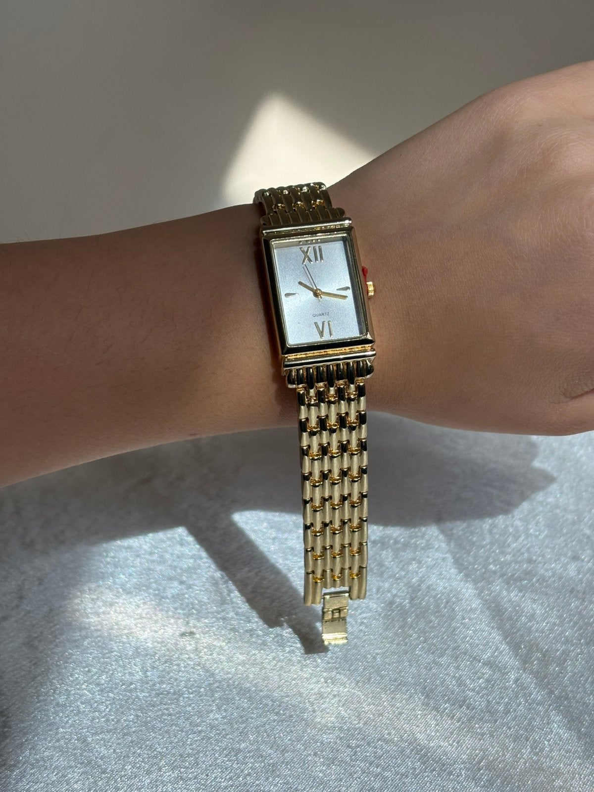 Gouden horloge dames, Overige merken, Staal, Staal, Polshorloge