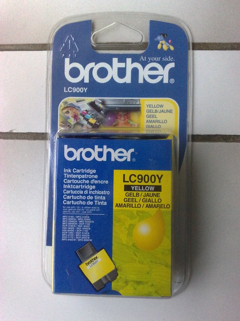 Brother LC900Y geel, Computers en Software, Printerbenodigdheden, Ophalen of Verzenden, Nieuw, Overige typen