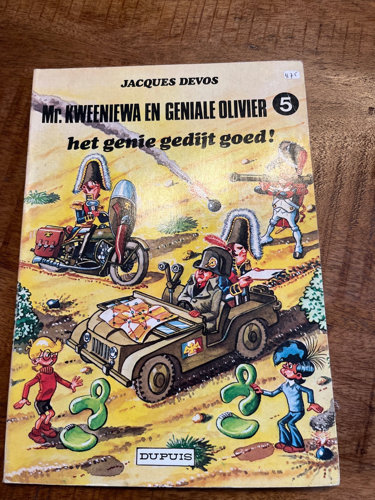 Mr. Kweeniewa en Geniale Olivier 5 - Het genie gedijt goed!, Boeken, Eén stripboek, Ophalen of Verzenden, Gelezen