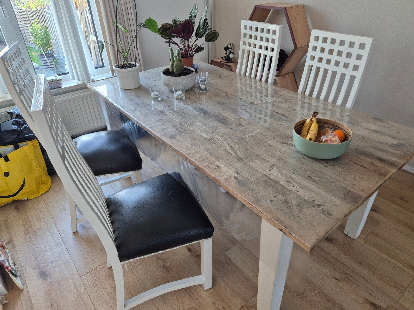 Robuuste landelijke houten meubelset, Ophalen