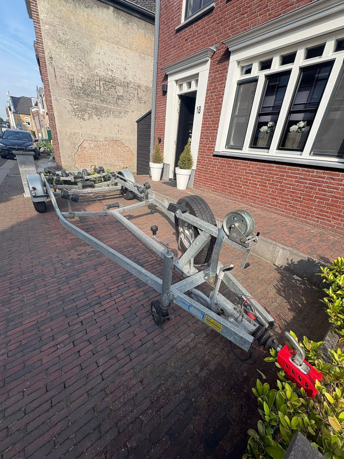 Freewheel Boottrailer 1500 kg Geremd | Topstaat, Watersport en Boten, Ophalen, Zo goed als nieuw, Minder dan 6 meter, Geremd