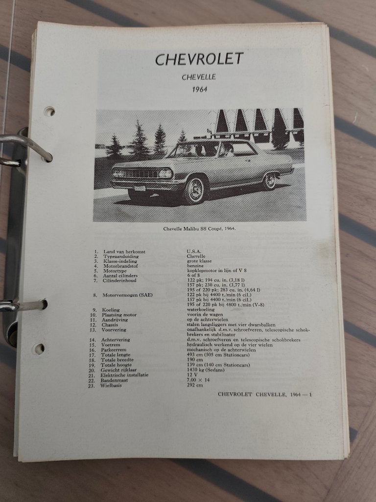 Werkplaatshandboek Chevrolet Chevelle, Corvair 1964, Ophalen of Verzenden