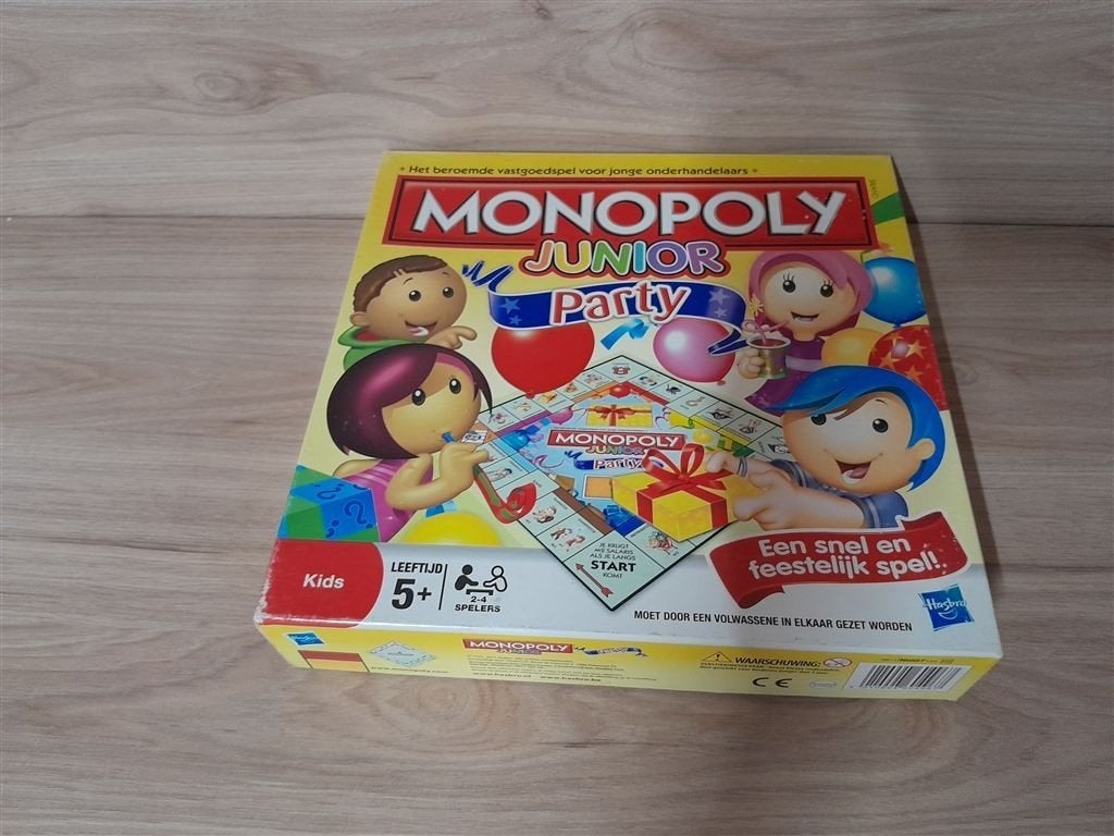monopoly junior party - s1999, Verzenden, Zo goed als nieuw