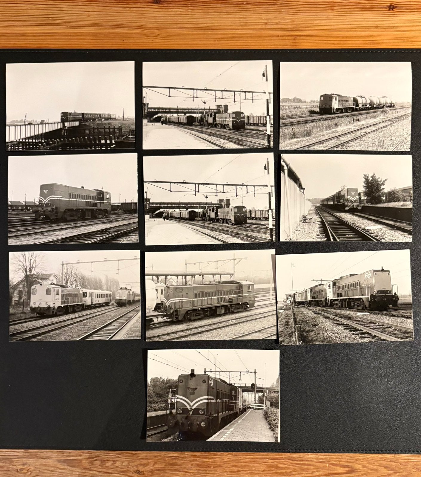 10 foto’s diesellocomotieven NS-serie 2200 (jaren 60/70) (1), Verzamelen, Spoorwegen en Tramwegen, Ophalen of Verzenden, Gebruikt