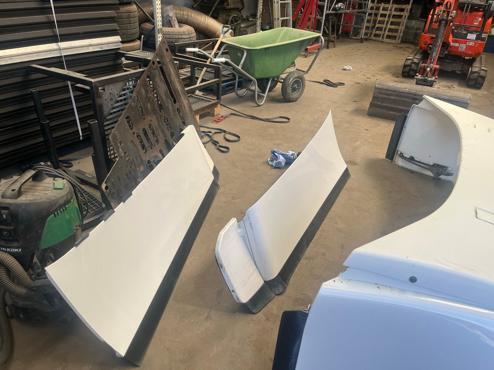 Spoilerset Scania - Wit, Ophalen, Gebruikt, Scania, Carrosserie en Plaatwerk