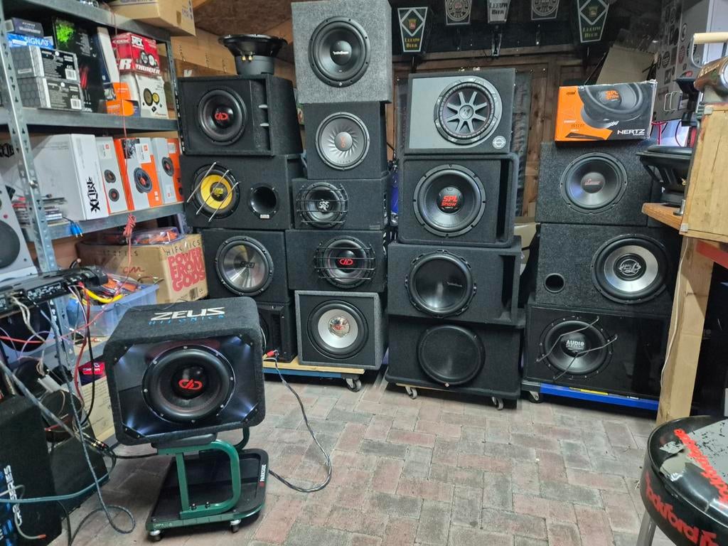 Car Audio Subwoofers, versterkers, speakers, bekabeling, Ophalen of Verzenden