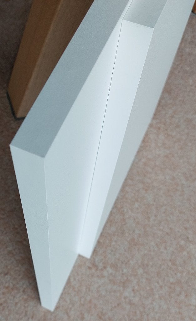 Twee geheel nieuwe - GRANDO - keukenkast legplanken wit, Huis en Inrichting, Ophalen, Minder dan 50 cm, Wit, Nieuw
