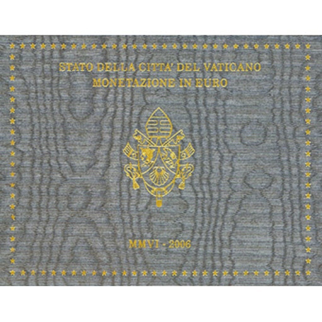 BU set Vaticaan 2006 Blister - 1 cent tm 2 euro, Ophalen of Verzenden, Vaticaanstad, Overige waardes, Setje