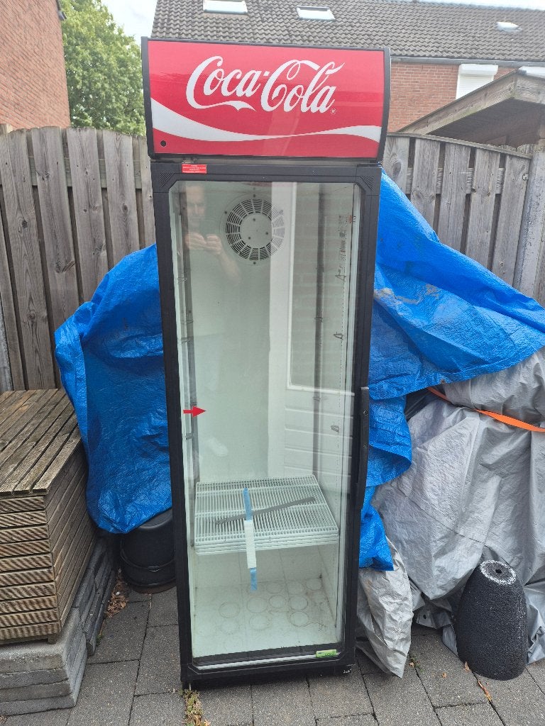 Coca Cola Koelkast, Witgoed en Apparatuur, Ophalen, 200 liter of meer, 60 cm of meer, 160 cm of meer