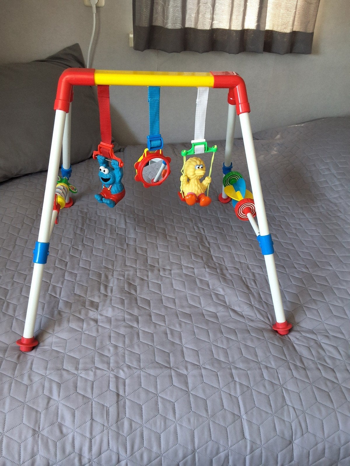VINTAGE SESAMSTRAAT BABYGYM, Kinderen en Baby's, Speelgoed | Babyspeelgoed, Ophalen, Gebruikt, Babygym