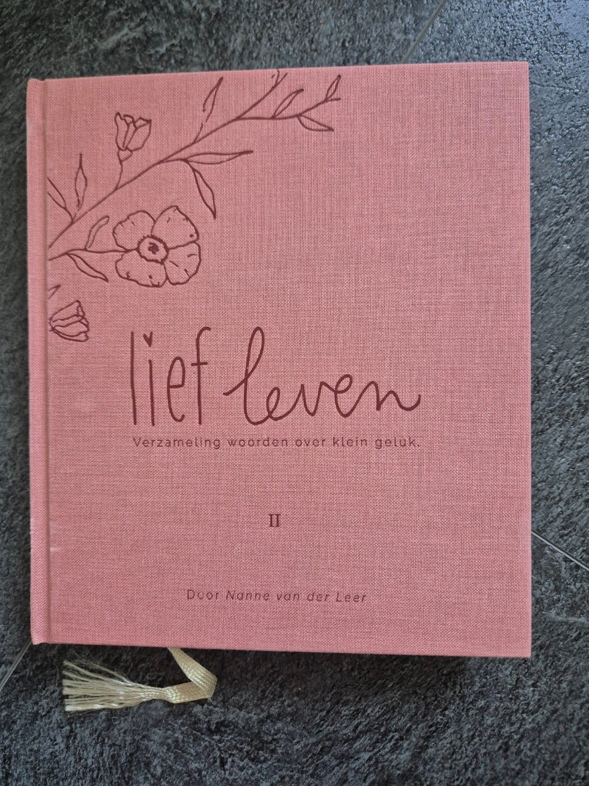 Lief Leven II - Verzameling woorden over klein geluk, Ophalen of Verzenden, Zo goed als nieuw, Nanne van der Leer, Nederland