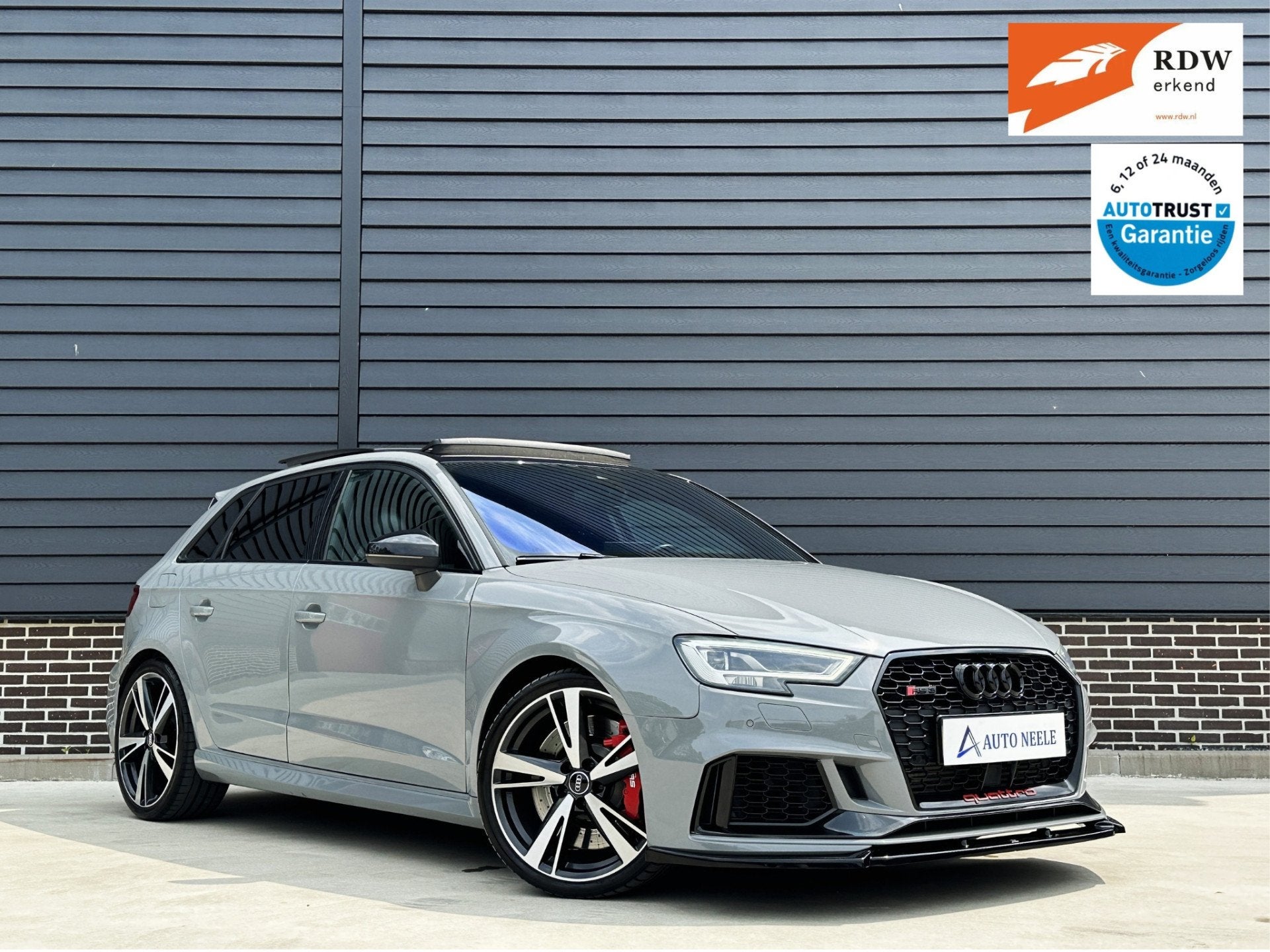 Audi RS3 Sportback 2.5 TFSI Quattro Panoramadak, B&O, Maxton, Automaat, Dealer onderhouden, Gebruikt, RS3