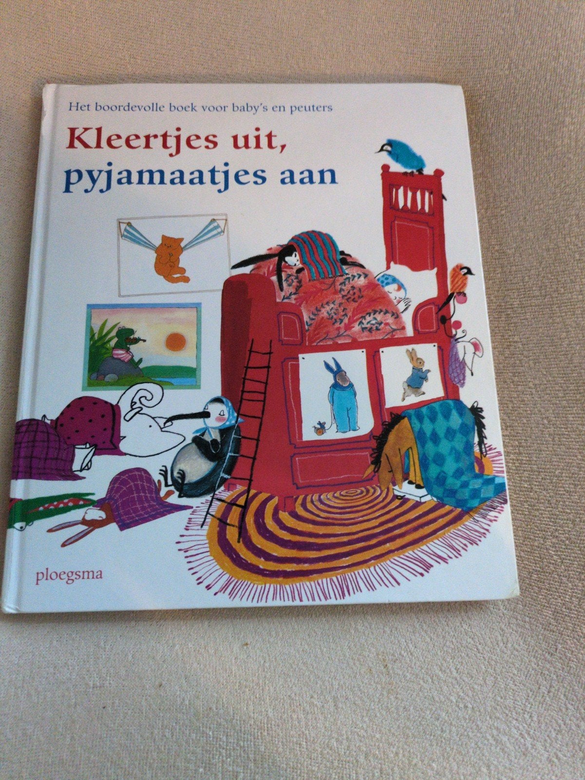 Kleertjes uit, pyjamaatjes aan - Boordevol boek, Boeken, Diverse auteurs, Ophalen of Verzenden, Uitklap-, Voel- of Ontdekboek