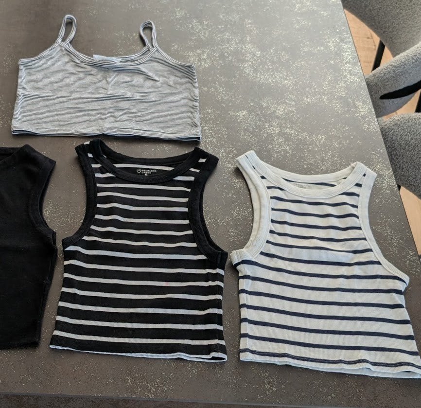3 croptops primark maat s, Ophalen of Verzenden, Zo goed als nieuw, Meerkleurig, Primark