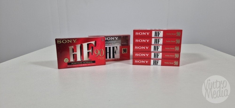 Sony HF90 Cassettebandje | 90 Minuten | Tape | Nieuw, 2 t/m 25 bandjes, Overige genres, Ophalen of Verzenden, Nieuw in verpakking