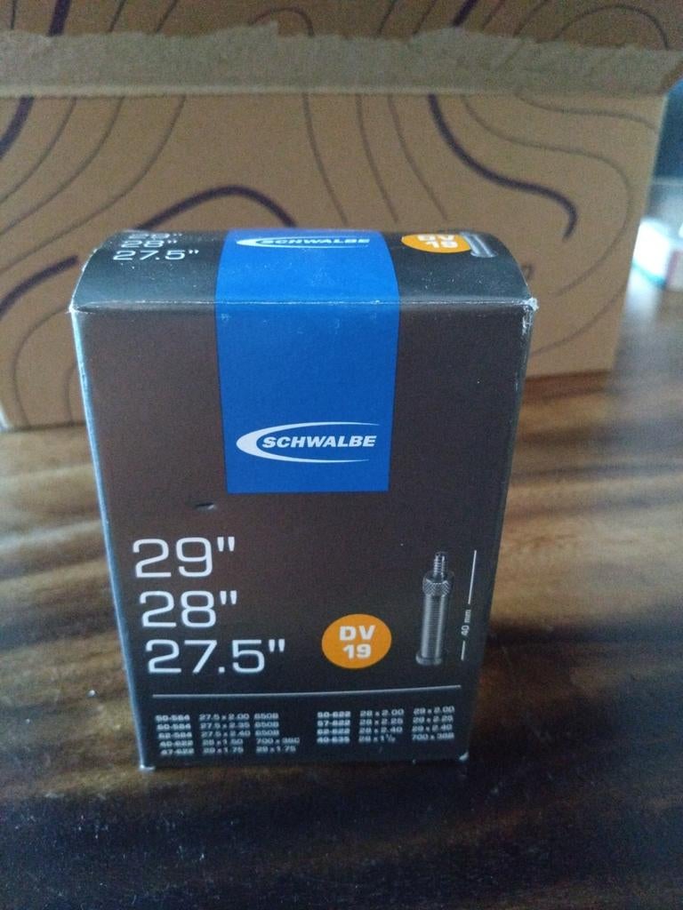 Schwalbe DV19 binnenband., Ophalen of Verzenden, Nieuw, Band, Rubber