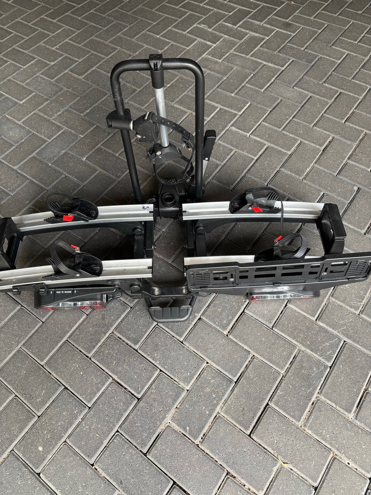 ANWB fietsendrager Touring Flex Plus II, Ophalen, Zo goed als nieuw, 2 fietsen, Trekhaakdrager