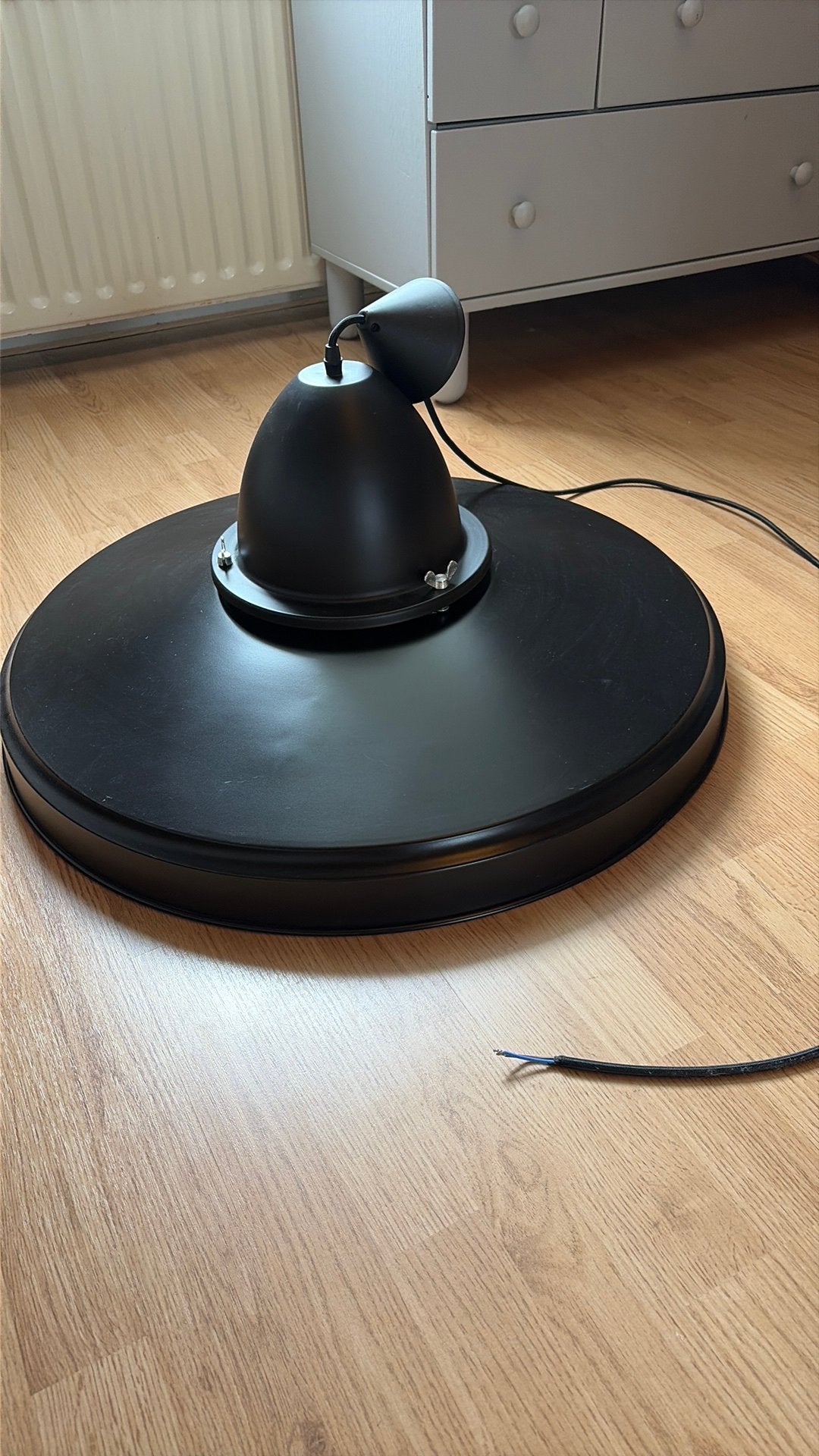 Tafel lamp, Ophalen, Gebruikt, Metaal, E27 (groot)