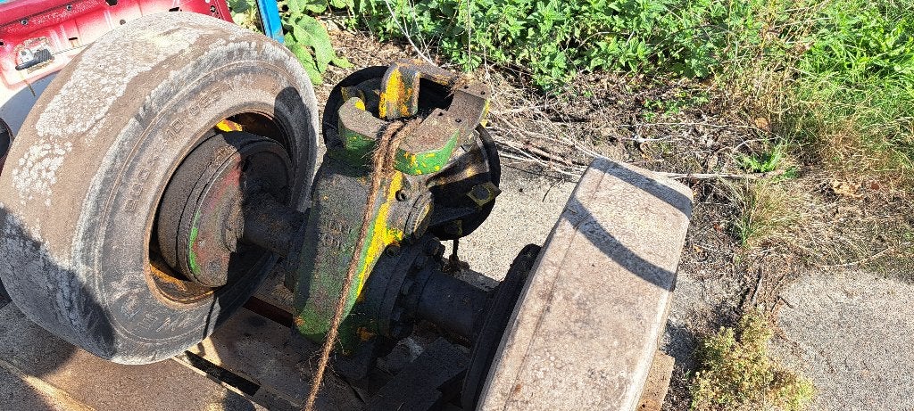 Heftruck wielen vol rubber, Ophalen, Gebruikt